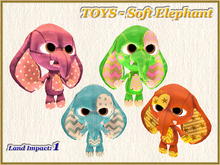 TOYS - Soft Elephant (1 LI) (Full perm)