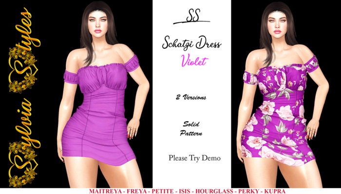 Schatzi Dress Violet