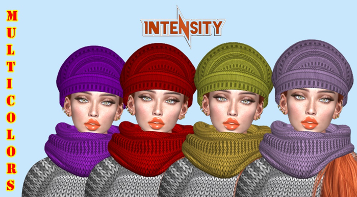 *INT*CAP/SCARF MULTICOLORS
