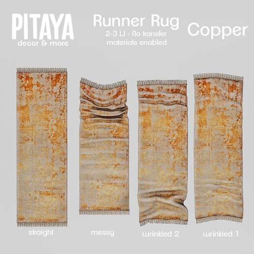 Pitaya - Runner Rug - Copper
