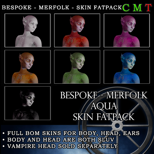 BeSpoke - Merfolk Aqua - Skin - FatPack Unpacker