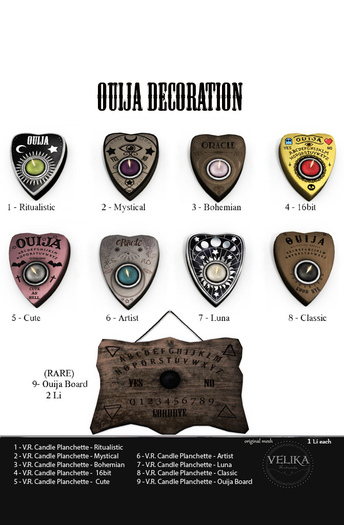 Velika Rituals Planchette - Ritualistic (box)