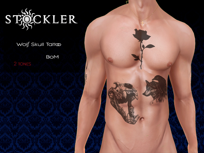 [SS] Wolf Skull Tattoo 