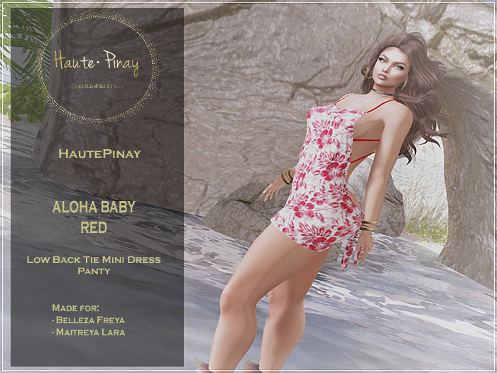 HautePinay - [ALOHA BABY RED]