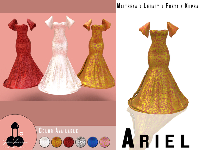 [SH] Ariel Gown GOLD