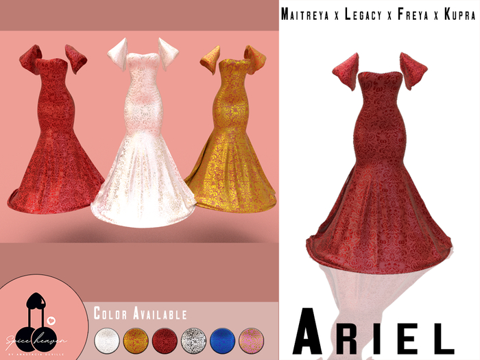 [SH] Ariel Gown RED