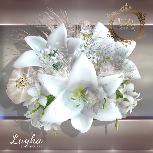 .:(CW):. Layka - Brooch Boutonniere (Add)