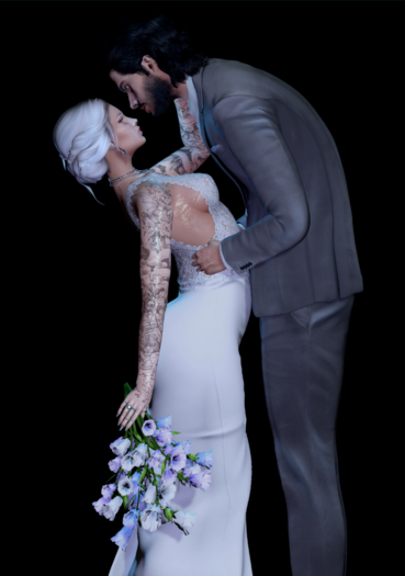 [Aelithe] The Wedding Kiss - Couples Pose