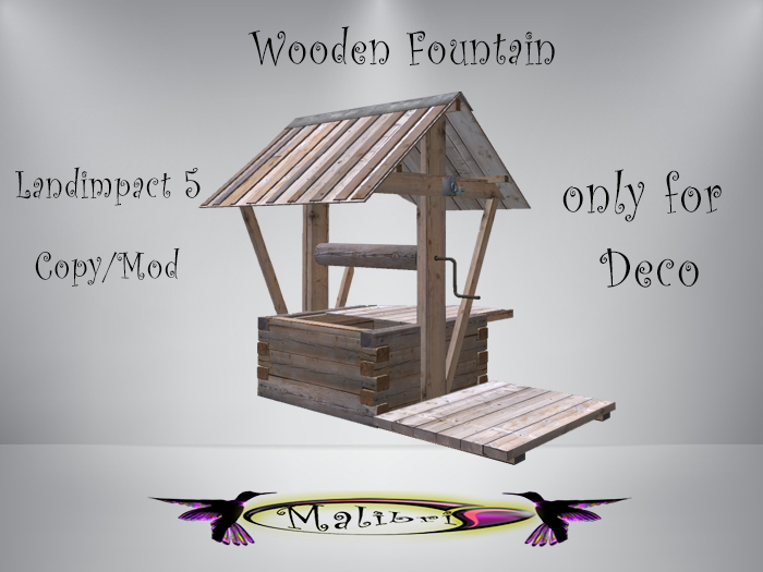 Wooden Fountain *