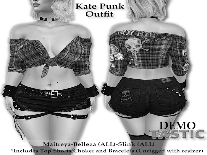Tastic-Kate Punk Outfit Demo