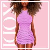 XODI - Amber Dress - "PINK DIAMOND"