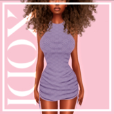 XODI - Amber Dress - "LAV DIAMOND"