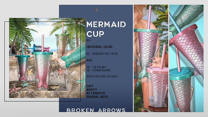 BROKEN ARROWS - Mermaid Cup - FATPACK 