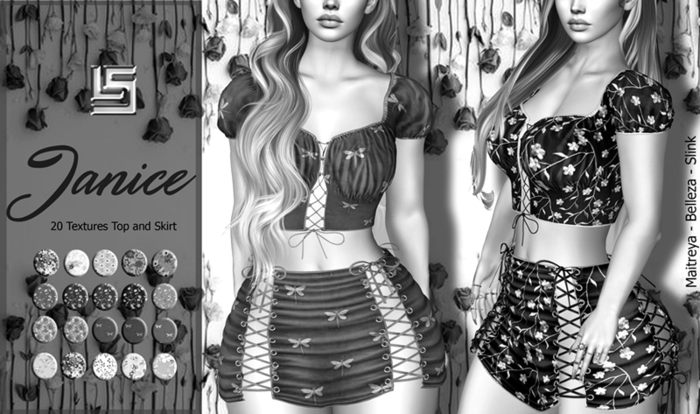 [LS] JANICE TOP AND SKIRT DEMO