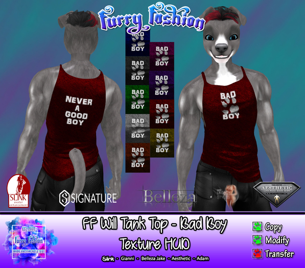 ~FF~ Will Tank Top Bad Boy