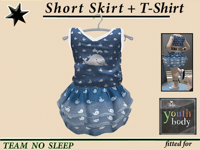 Set skirt fish + Top fish