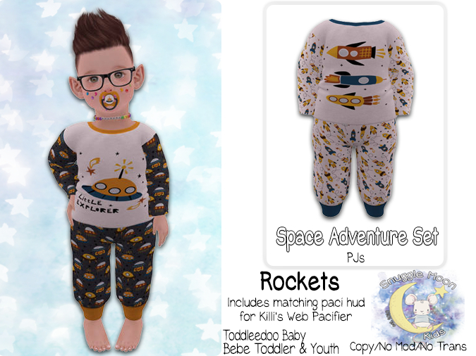 {SMK} Space Adventure Pajamas | Rockets