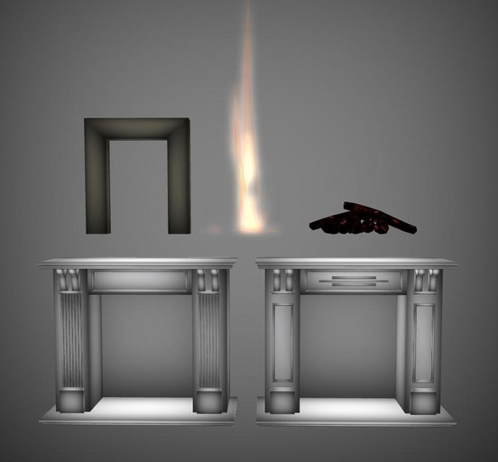Sculpted Fireplaces - SALE!