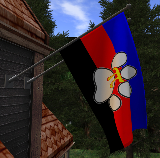 [AFK Cafe] Wall Flag - Furry Pride (Polyamory)