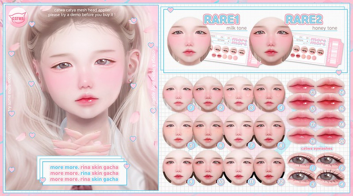 more more. rina skin gacha_4 (catwa) (box)