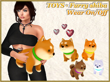 TOYS - Furry shiba dog - Wear On/Off (1 LI) (Full perm)