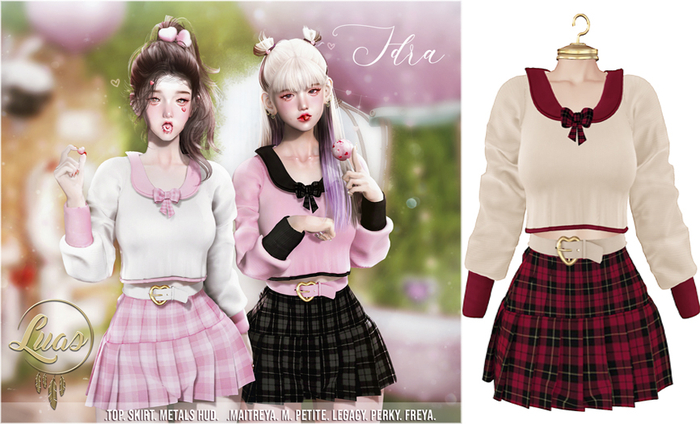 Luas Idra Red & Beige