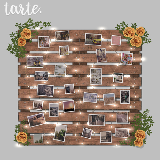 tarte. photo display pallet (cherry)