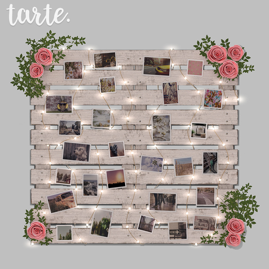 tarte. photo display pallet (white)