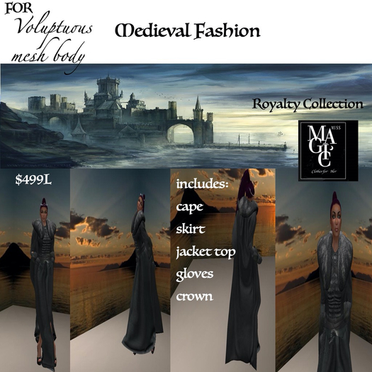 Voluptuous Medieval costume-Box