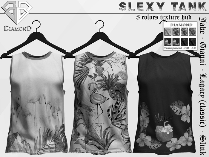 Demo / Diamond / Fat Pack /   Slexy Top V-2