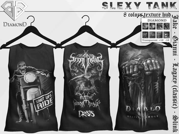 Demo / Diamond /  Fat Pack /  Slexy Top V-3