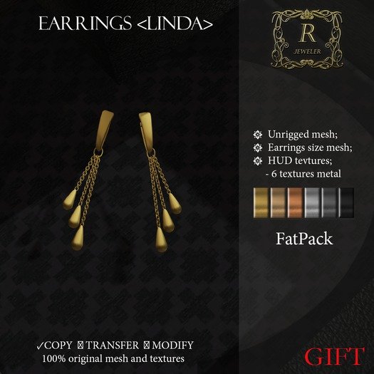 Romazin - Earrings <Linda>