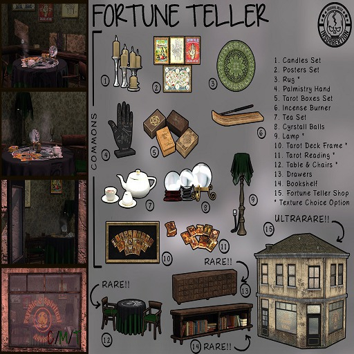 [IK] Fortune Teller - 13. Drawers - RARE (boxed)