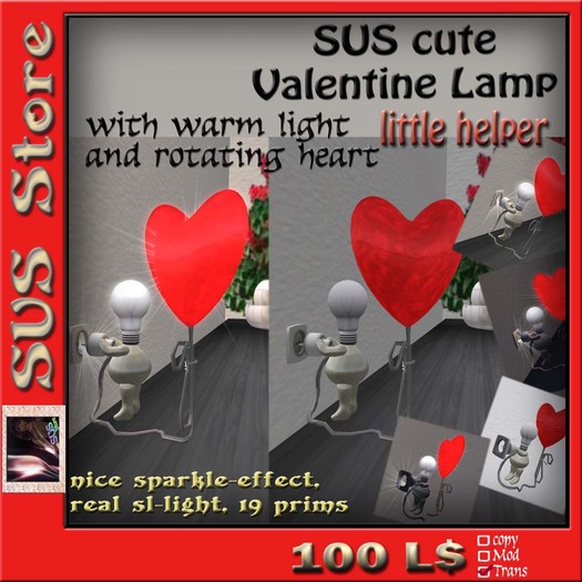 SUS valentine lamp (boxed)