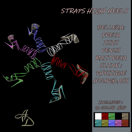 STRAPS HIGH HEELS*DEMO [add me ]
