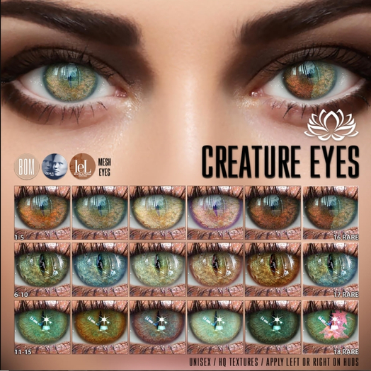 LOTUS. Creature Eyes 18 RARE