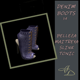 DENIM BOOTS  14[ add me ]