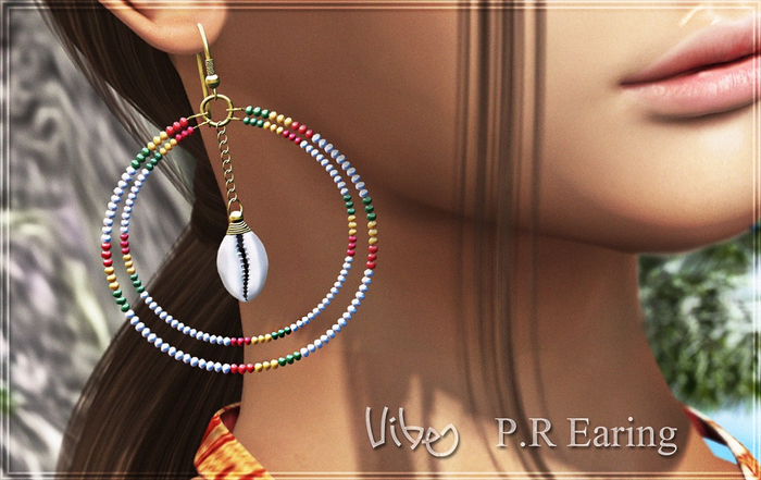 VIBES - P.R Earing White GoldMetal