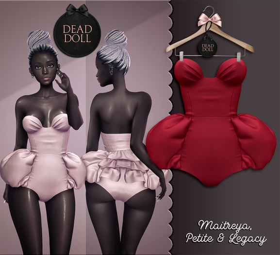 DEAD DOLL - Elsa Bodysuit - Red
