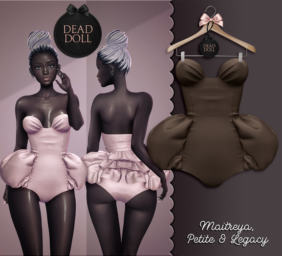 DEAD DOLL - Elsa Bodysuit - Choco