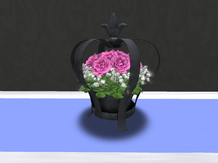 Fleur de Lis Roses/Pink 