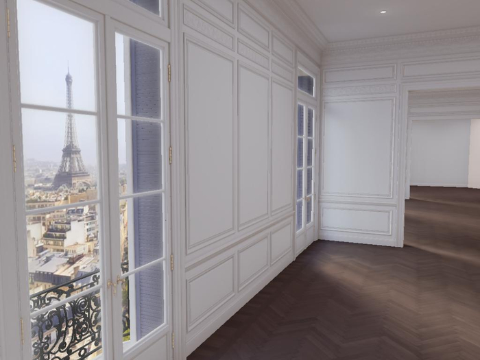 RENTAL: Paris Unfurnished 2 BDR  Penthouse <500Lpw - 6150 