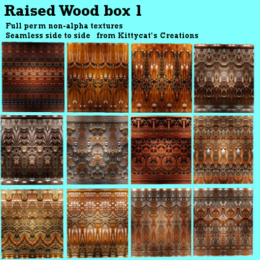 Raised Wood 1 box