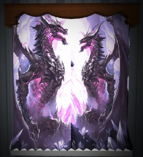HC Mesh Dragon Curtains