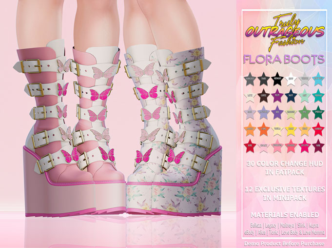 {TOF} FLORA BOOTS - CHARTREUSE (ADD)