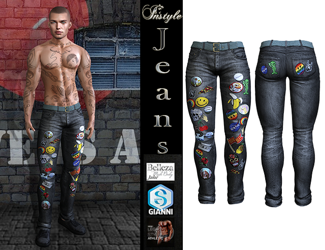Sale 50%-InStyle-Smiley Jeans - v1(Athletic&Legacy, Gianni, Jake)