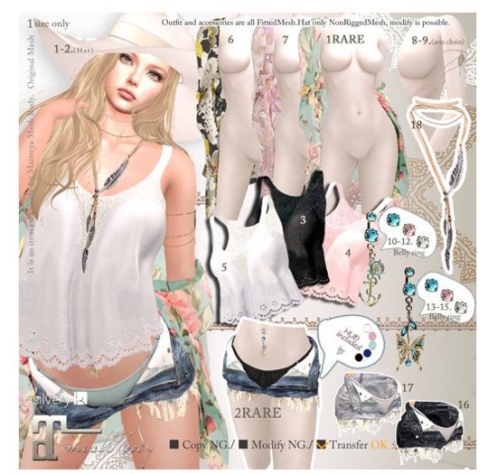 *:..Silvery K..:*BohoStyle ver2 Gahca_2RARE