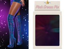 Monica Thigh High Boots [Holo Oilspill] - Maitreya • Legacy • Freya