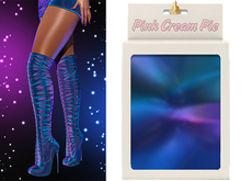 Monica Thigh High Boots [Holo Galaxy] - Maitreya • Legacy • Freya
