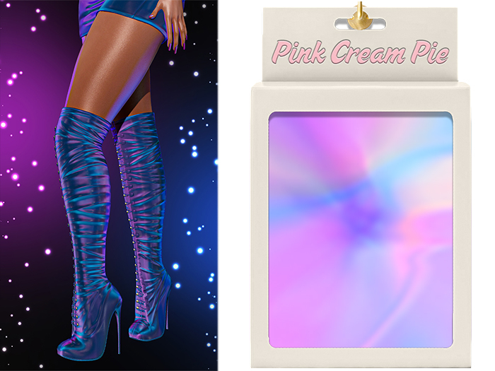 Monica Thigh High Boots [Holo Candy] - Maitreya • Legacy • Freya